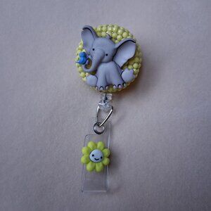 Elephant Badge Reel